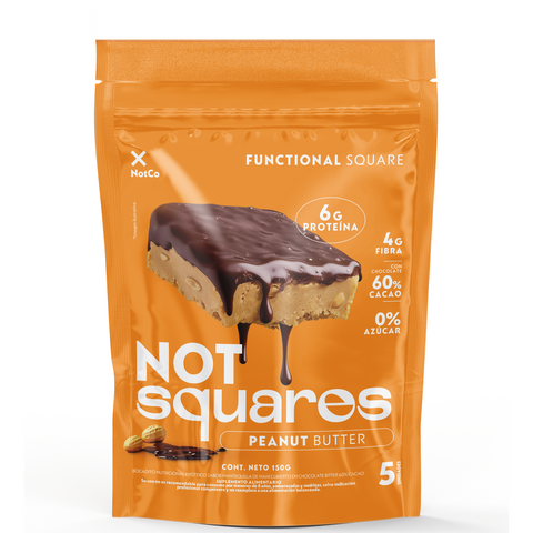 NotSqauare peanut butter caja con 10 display x5un c/u