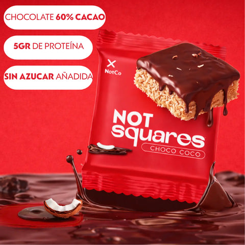 Barra de Proteína NotSquare Choco Coco 12un 30g (3 Displays)