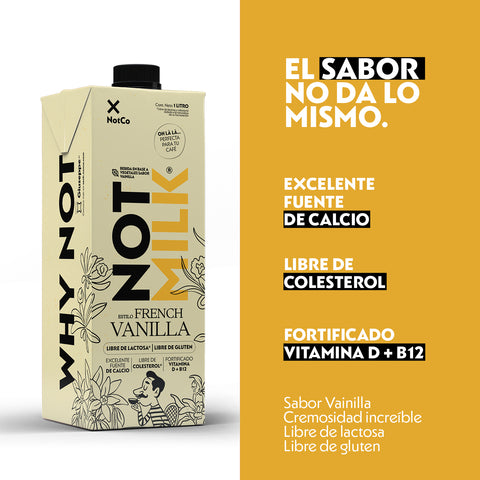 Bebida Vegetal NotMilk Vainilla 12x 1L