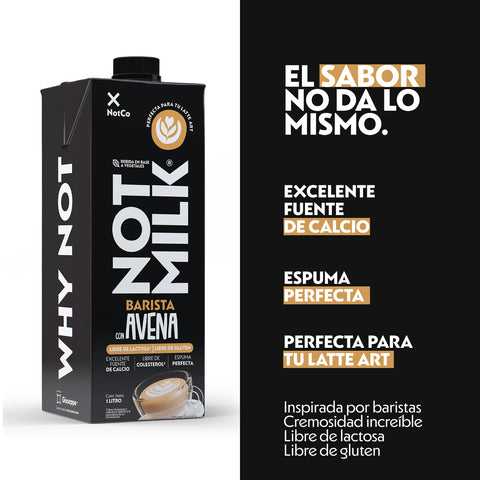 Bebida Vegetal NotMilk Barista Con Avena 1L