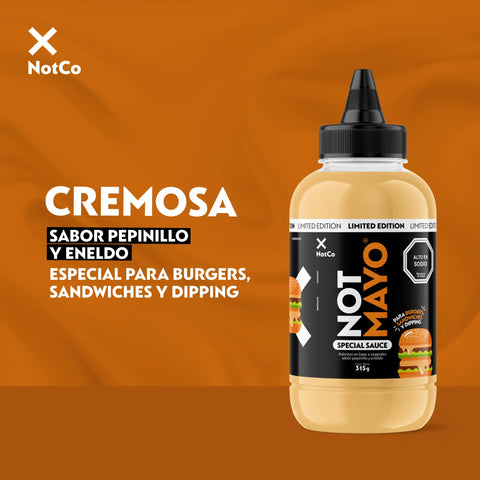 Mayonesa NotMayo Special Sauce 315gr 12 Unidades