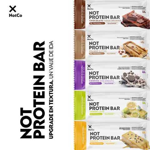 Barra de Proteína NotProtein Bar Mango Maracuyá 5un 45g (6 Unidades)